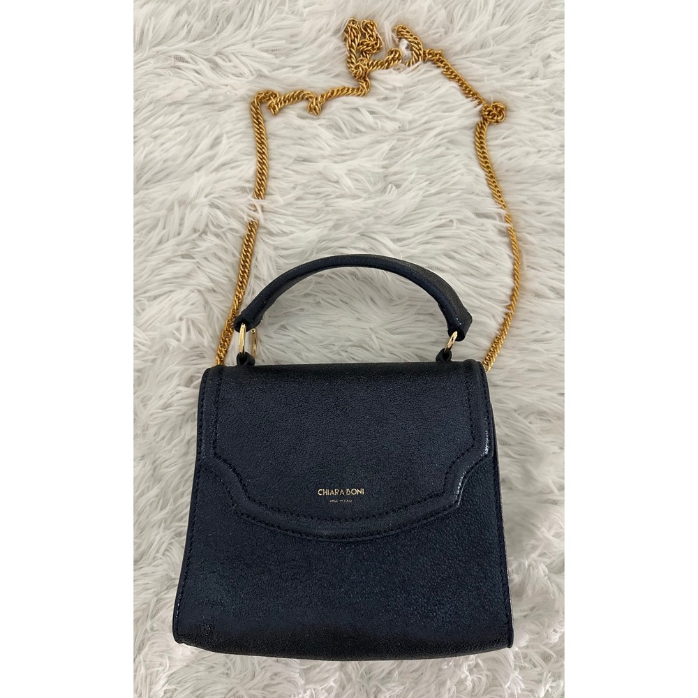 Chiara Boni Mini Chiara glitter top handle Shoulder bag
